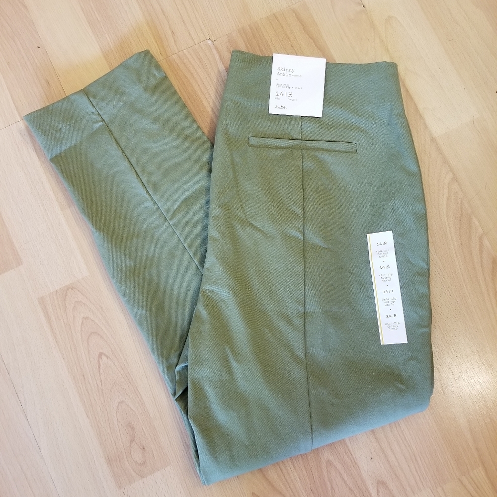 A New Day 14 R Side Zip Skinny Ankle Pants